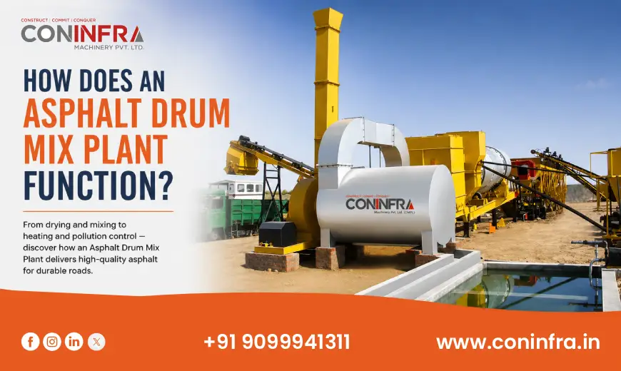 How Does an Asphalt Drum Mix Plant Function?