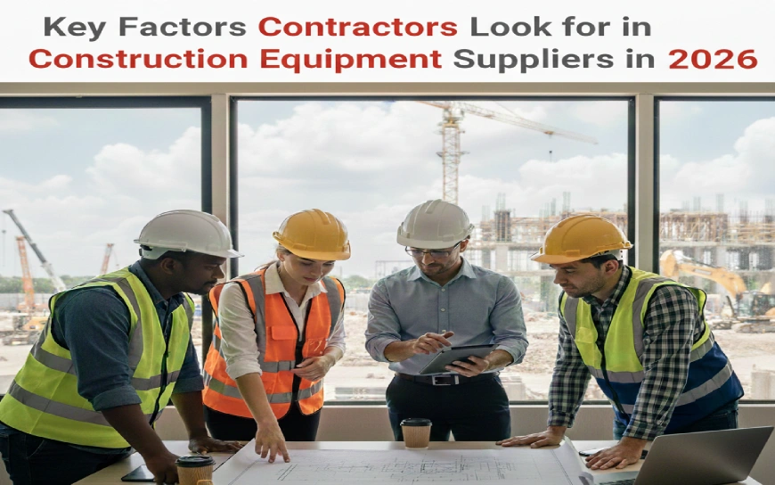 Key Factors Contractors Look for in Construction Equipment Suppliers in 2026