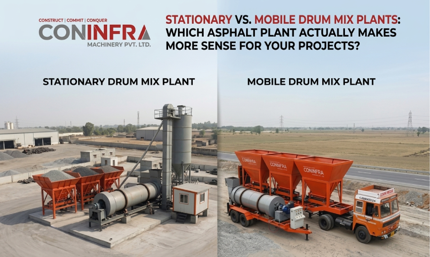 Stationary vs. Mobile Drum Mix Plants: Which Asphalt Plant Actually Makes More Sense for Your Projects?