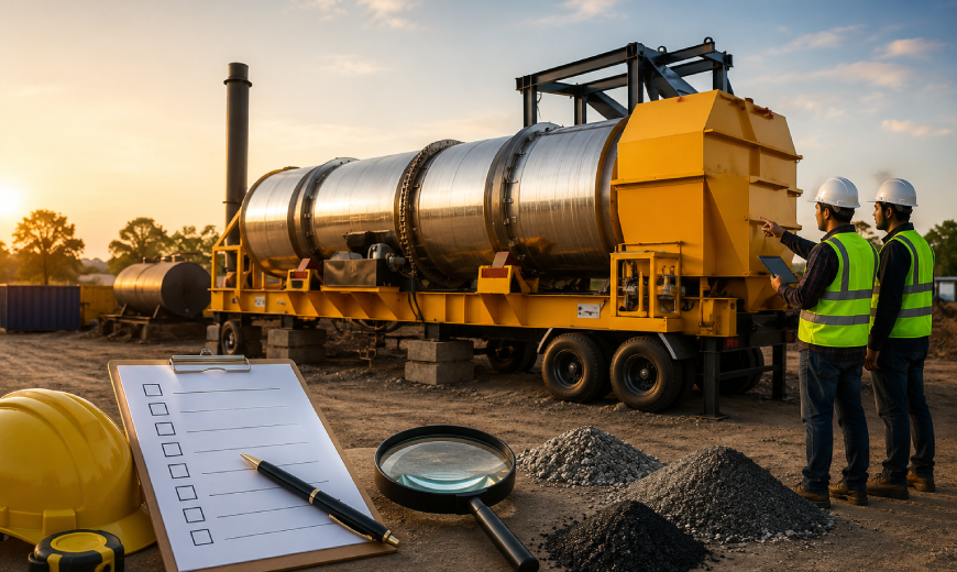 Some Important things to know before renting or buying a mobile drum mix plants