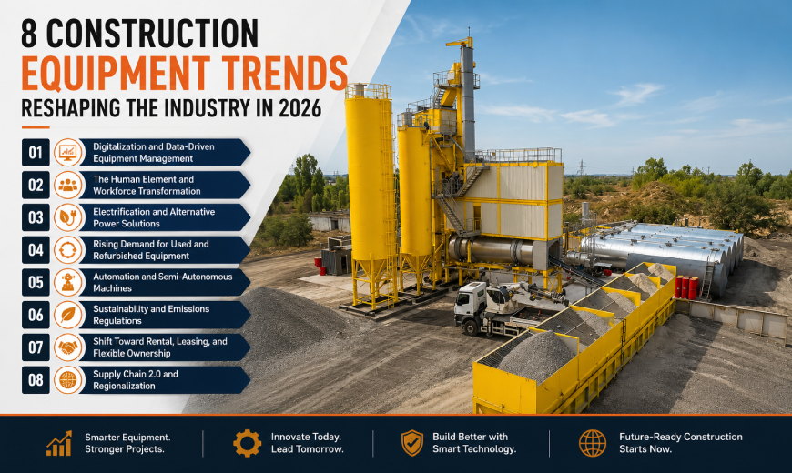 8 Construction Equipment Trends Reshaping the Industry in 2026