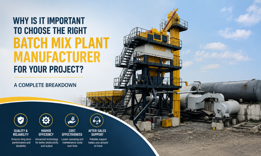 Why is it important to choose the right batch mix plant manufacturer for your project?