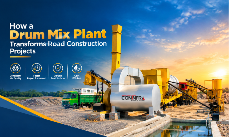 How a Drum Mix Plant Transforms Road Construction Projects