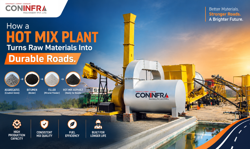 How a Hot Mix Plant Turns Raw Materials Into Durable Roads