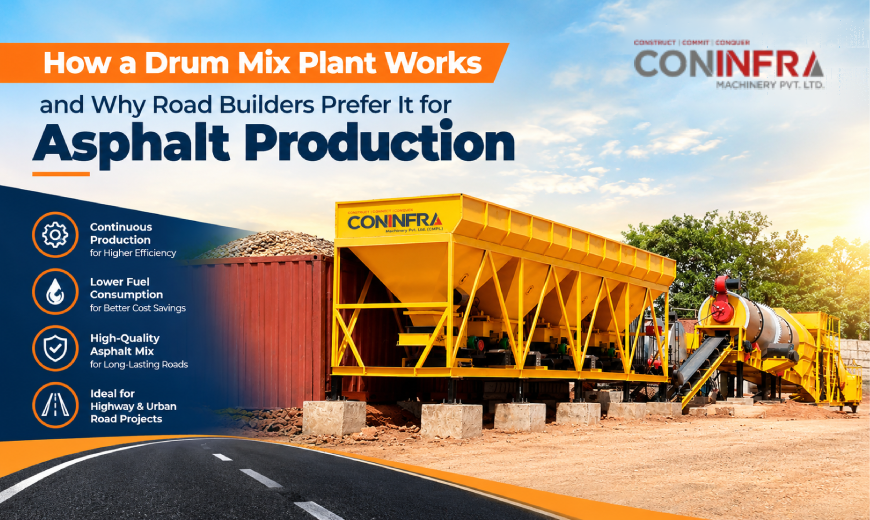 How a Drum Mix Plant Works and Why Road Builders Prefer It for Asphalt Production
