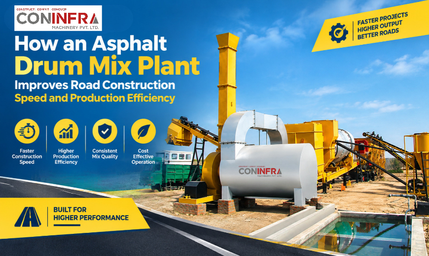 How an Asphalt Drum Mix Plant Improves Road Construction Speed and Production Efficiency